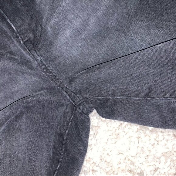 Pistola Jeans Women’s Size 28 Washed Black Denim High Rise Distressed‎  Raw Hem - Picture 9 of 12